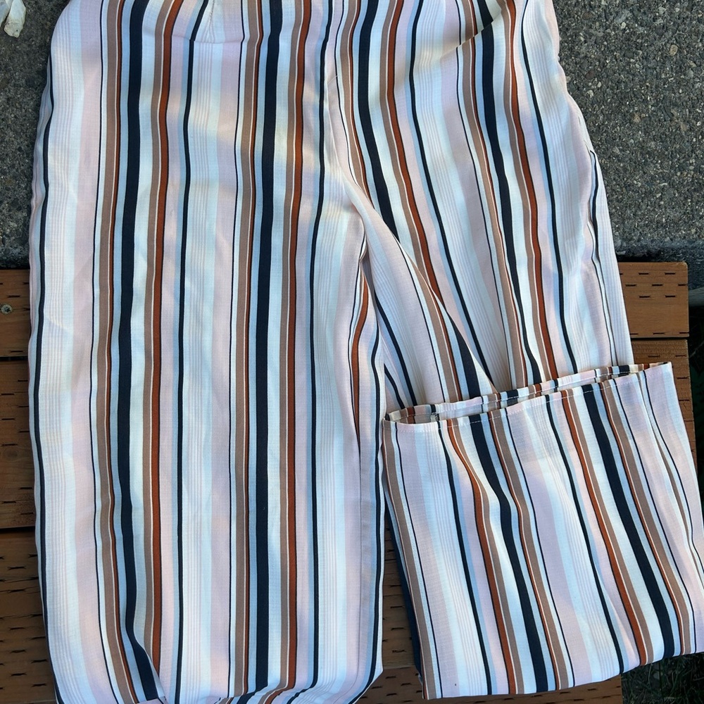 Striped Business Pants/ Slacks - Multicolor